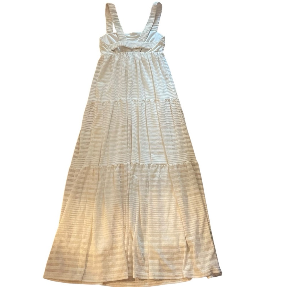 Significant Other Revolve Tiered Dress Women 4 Ivory Resort Coastal‎ Ethereal - Picture 7 of 9